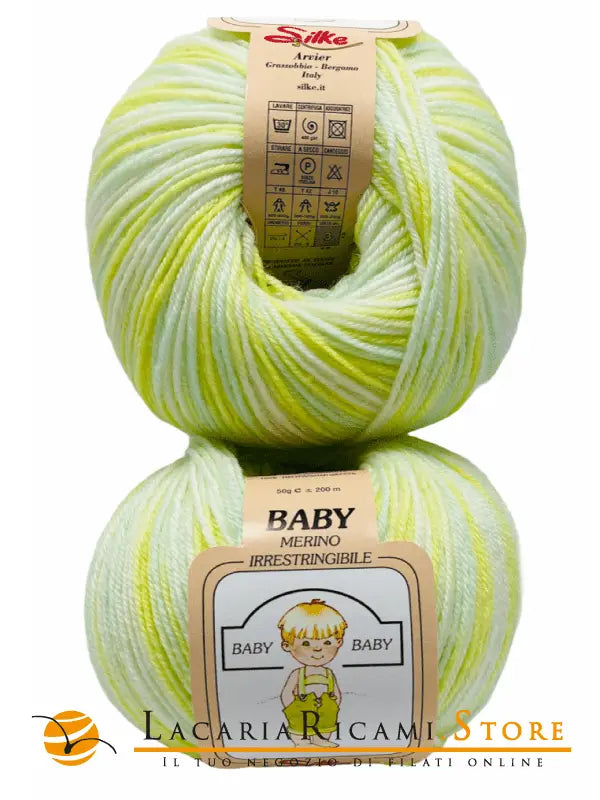 Lana Baby Print - Silke - - LacariaRicami.Store