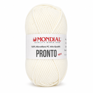 Lana PRONTO NEW - MONDIAL - Colore: 426 - PANNA - by LacariaRicami.Store