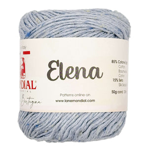 Cotone ELENA - MONDIAL - Colore: 434 - AZZURRO - by LacariaRicami.Store