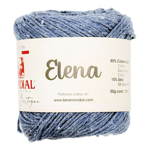 Cotone ELENA - MONDIAL - Colore: 435 - BLU RIVIERA - by LacariaRicami.Store