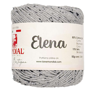 Cotone ELENA - MONDIAL - Colore: 436 - GRIGIO - by LacariaRicami.Store