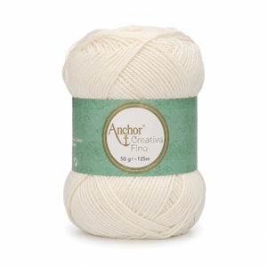 Cotone CREATIVA FINO - ANCHOR - Colore: 0105 - NATURA - by LacariaRicami.Store