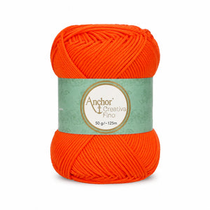 Cotone CREATIVA FINO - ANCHOR - Colore: 0189 - ARANCIO - by LacariaRicami.Store