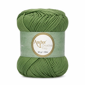 Cotone CREATIVA FINO - ANCHOR - Colore: 0212 - VERDE - by LacariaRicami.Store