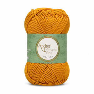 Cotone CREATIVA FINO - ANCHOR - Colore: 0249 - GIALLO ORO - by LacariaRicami.Store