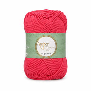 Cotone CREATIVA FINO - ANCHOR - Colore: 0256 - LAMPONE - by LacariaRicami.Store