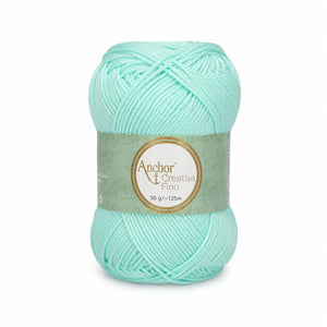 Cotone CREATIVA FINO - ANCHOR - Colore: 0385 - MENTA - by LacariaRicami.Store