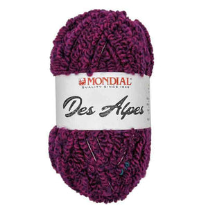 Microfibra DES ALPES - MONDIAL - Colore: 466 - ORCHIDEA - by LacariaRicami.Store