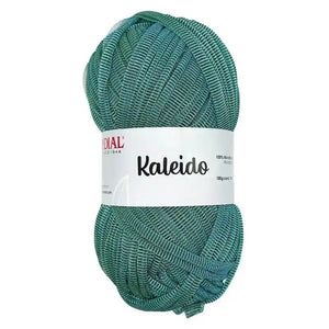 Microfibra KALEIDO - MONDIAL 498 - VERDE PAVONE - LacariaRicami.Store