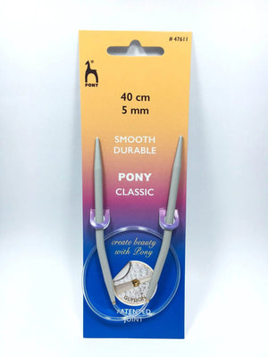 FERRI CIRCOLARI 40 CM - Pony - Colore: 5,0 mm - Lunghi 40 Cm - by LacariaRicami.Store