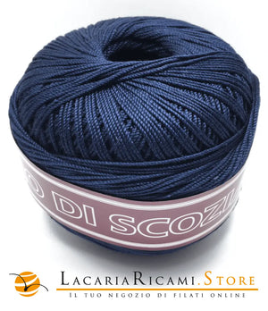 FILO DI SCOZIA "F.B." - 12 - Colore: 5058 - BLU SCURO - by LacariaRicami.Store