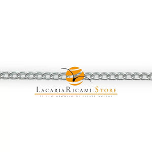 CATENA per Borse - LacariaRicami.Store - 520 ALLUMINIO - 4 mm ARGENTO