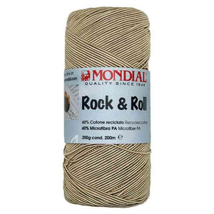 Cotone ROCK & ROLL - MONDIAL 529 - CAFFÈ-LATTE - LacariaRicami.Store