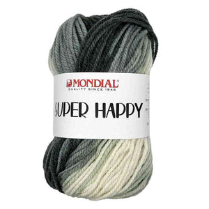 Microfibra SUPER HAPPY - MONDIAL - Colore: 529 - PANNA GRIGIO NERO - by LacariaRicami.Store
