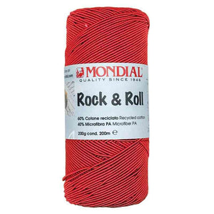 Cotone ROCK & ROLL - MONDIAL 533 - ROSSO - LacariaRicami.Store