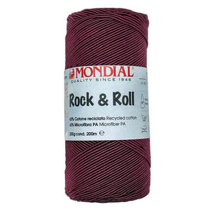 Cotone ROCK & ROLL - MONDIAL 534 - PRUGNA - LacariaRicami.Store