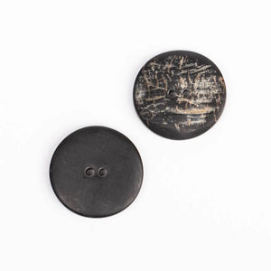 Bottone Rotondo In CORNO DI BUFALO – 25mm - Colore: 538 - FORO PICCOLO - by LacariaRicami.Store