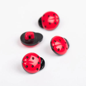 Bottone COCCINELLA - 14/18mm - Colore: 14 mm - by LacariaRicami.Store