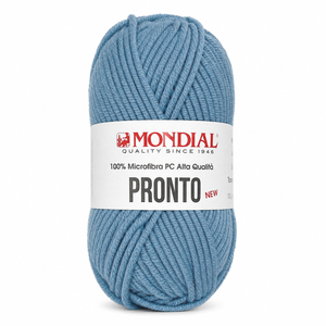 Lana PRONTO NEW - MONDIAL - Colore: 578 - AZZURRO PISCINA - by LacariaRicami.Store