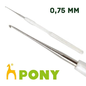 Uncinetto COTONE con Manico in Plastica - PONY - - LacariaRicami.Store