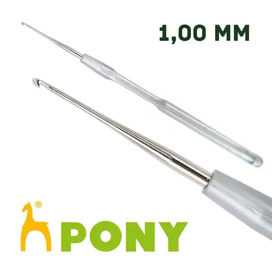 Uncinetto COTONE con Manico in Plastica - PONY - - LacariaRicami.Store