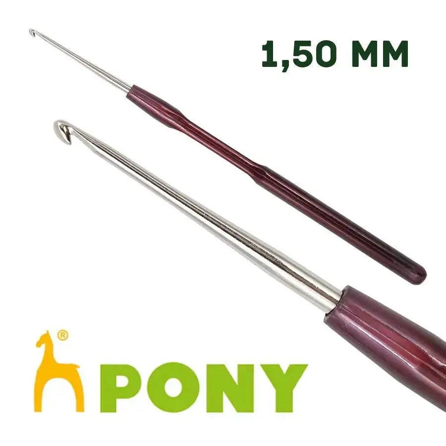 Uncinetto COTONE con Manico in Plastica - PONY - - LacariaRicami.Store