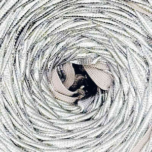 Tutorial | BORSA BICOLOR - ECO BAG | Lane MONDIAL - Colore: 592 - ARGENTO - by LacariaRicami.Store