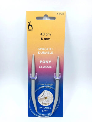 FERRI CIRCOLARI 40 CM - Pony - Colore: 6,0 mm - Lunghi 40 Cm - by LacariaRicami.Store