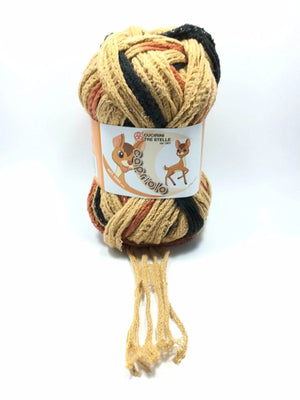 LANA CAPRIOLO - Cucirini Tre Stelle - Colore: 605 - MARRONE MULTICOLOR - by LacariaRicami.Store