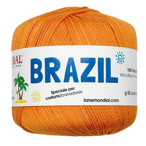 Cotone Brazil - MONDIAL - Colore: 616 - ARANCIO - by LacariaRicami.Store