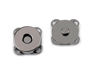 Bottone Magnetico a Cucire 14 mm - Colore: ANTRACITE - by LacariaRicami.Store