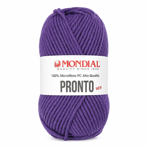 Lana PRONTO NEW - MONDIAL - Colore: 635 - VIOLA GIAGGIOLO - by LacariaRicami.Store