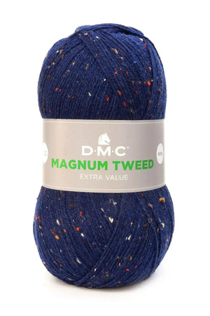 Lana Magnum TWEED - DMC - Colore: 636 - BLU TWEED - by LacariaRicami.Store