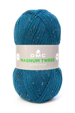 Lana Magnum TWEED - DMC - Colore: 637 - BLUETTE TWEED - by LacariaRicami.Store