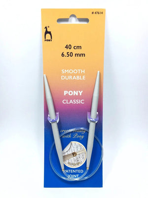 FERRI CIRCOLARI 40 CM - Pony - Colore: 6,5 mm - Lunghi 40 Cm - by LacariaRicami.Store