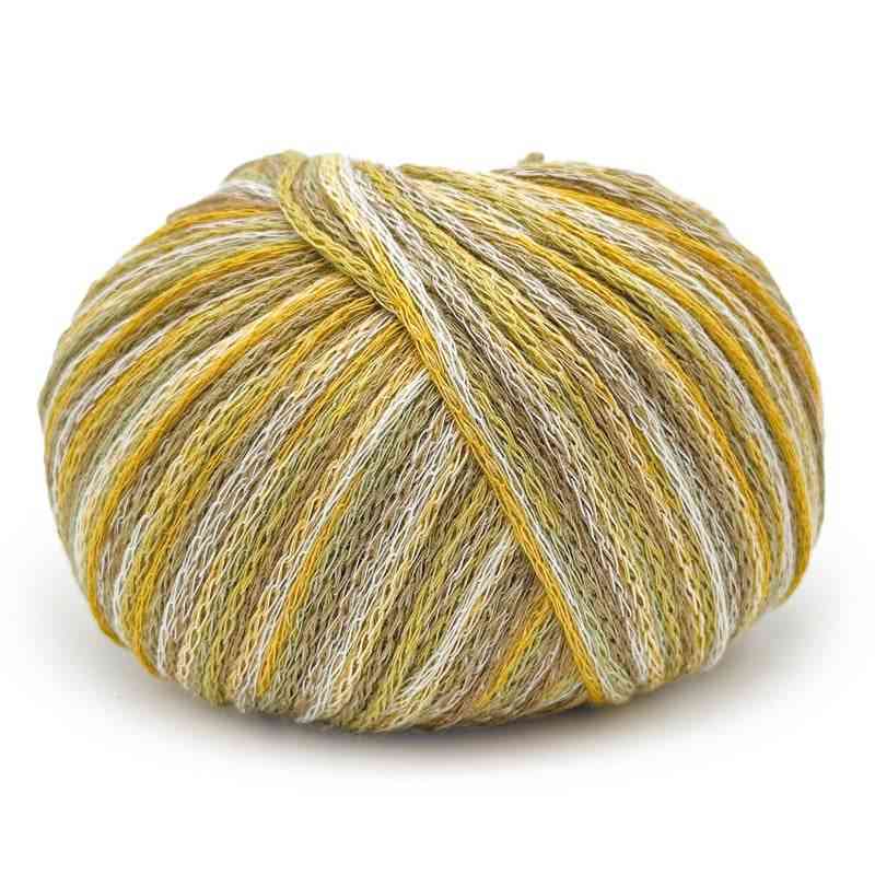 Cotone GAUDI - MONDIAL - Colore: 651 - LATTE BISCOTTO ORO OLIVA - by LacariaRicami.Store