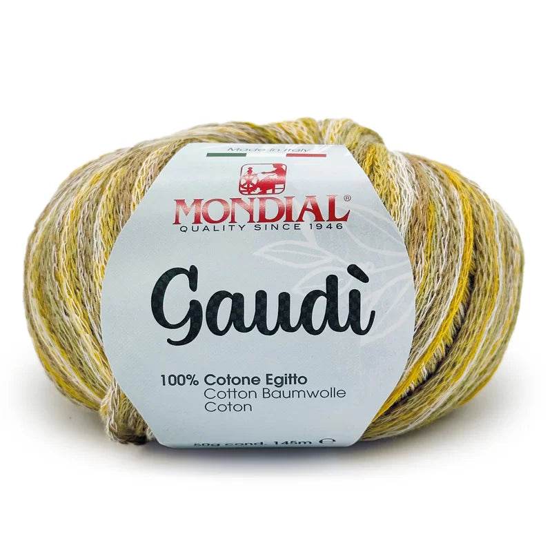 Cotone GAUDI - MONDIAL - 651 - LATTE/BISCOTTO/ORO/OLIVA - LacariaRicami.Store