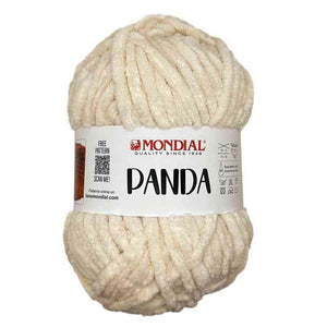 Microfibra PANDA - MONDIAL - Colore: 661 - PANNA - by LacariaRicami.Store