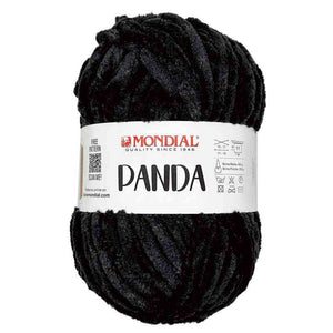 Microfibra PANDA - MONDIAL - Colore: 670 - NERO - by LacariaRicami.Store