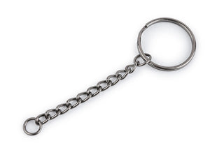 Anelli Per Portachiavi - Colore: ANTRACITE - by LacariaRicami.Store