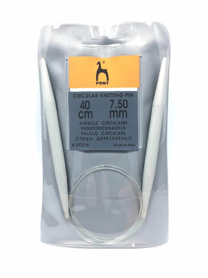 FERRI CIRCOLARI 40 CM - Pony - Colore: 7,5 mm - Lunghi 40 Cm - by LacariaRicami.Store