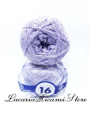 COTONE "AMBRA" 16 – Cucirini Tre Stelle - Colore: 075 - LILLA (50 grammi) - by LacariaRicami.Store