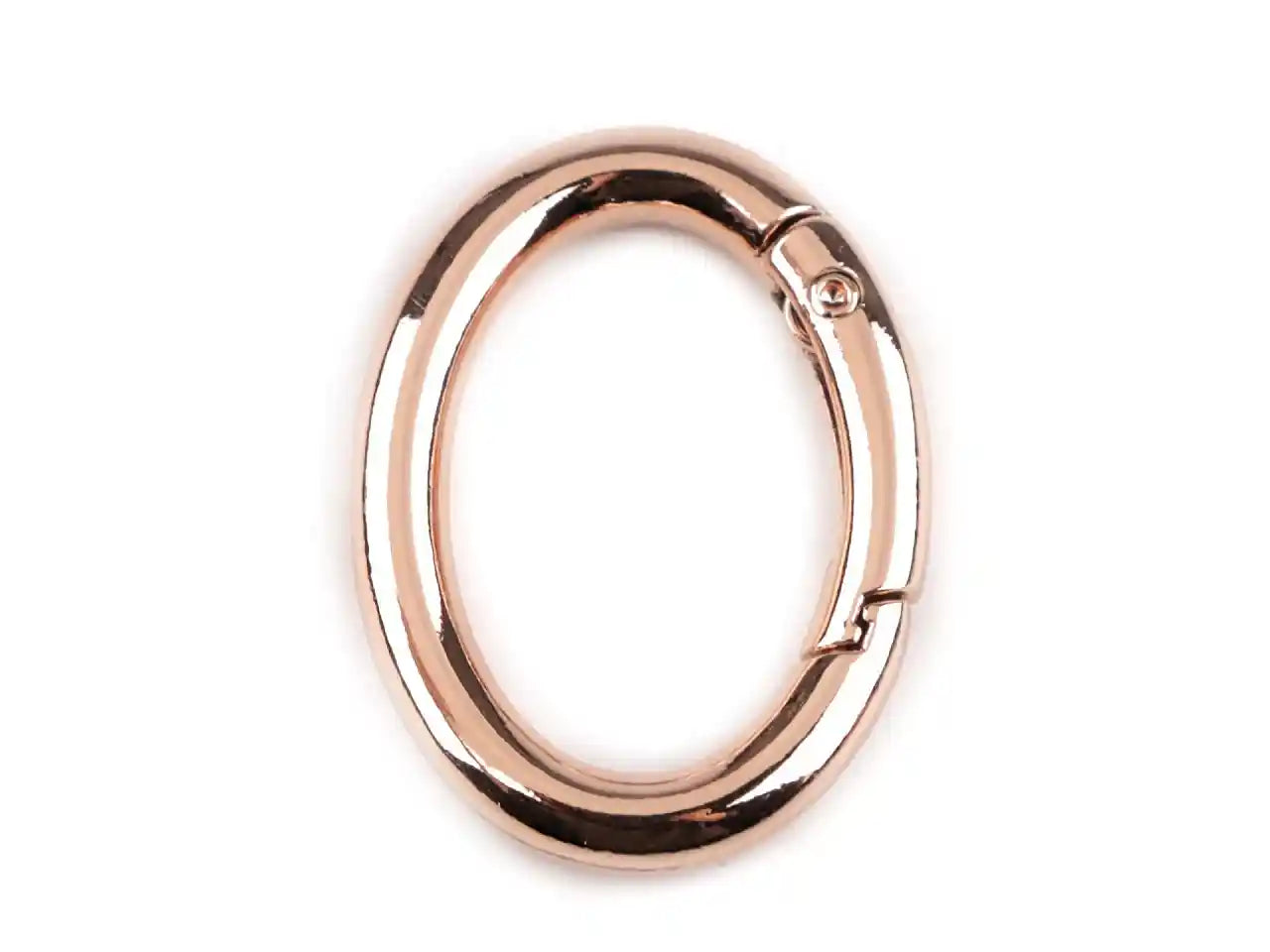 MOSCHETTONE OVALE 28X38 mm ORO ROSA - LacariaRicami.Store