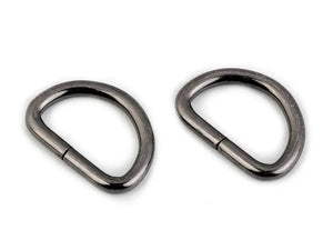 Passanti Metallici 35x25 mm - Colore: ANTRACITE - by LacariaRicami.Store
