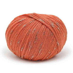 Cotone ARGENTO - MONDIAL - Colore: 753 - MANDARINO - by LacariaRicami.Store