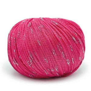 Cotone ARGENTO - MONDIAL - Colore: 755 - ROSA BRILLANTE - by LacariaRicami.Store