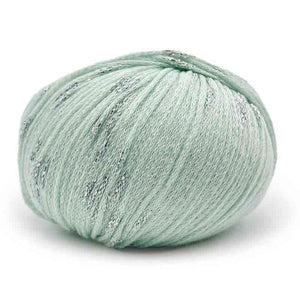 Cotone ARGENTO - MONDIAL - Colore: 758 - VERDE ACQUA - by LacariaRicami.Store