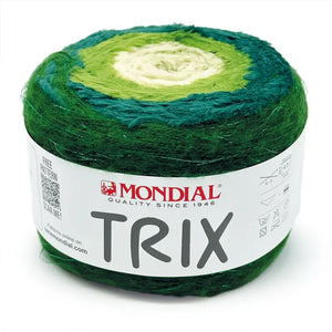 Lana TRIX - MONDIAL - Colore: 758 - VERDINO VERDE PINO - by LacariaRicami.Store