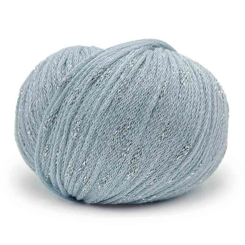 Cotone ARGENTO - MONDIAL - Colore: 761 - AZZURRO NUVOLA - by LacariaRicami.Store