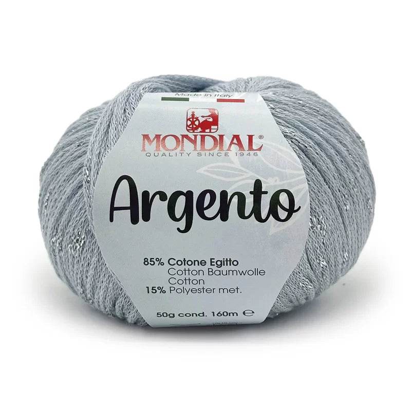 Cotone ARGENTO - MONDIAL - 761 - AZZURRO NUVOLA - LacariaRicami.Store